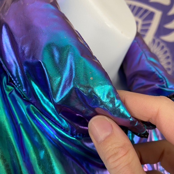 Club Exx Iridescent Snowsuit from Dolls Kill - Picture 6 of 15